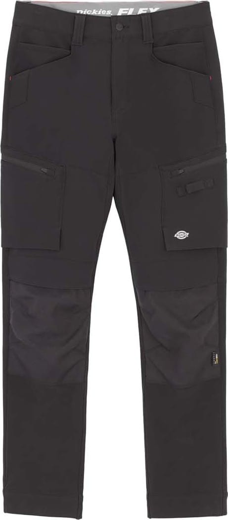 Men's 4 Way Stretch Slim Taper Shell Trouser Black Dickies