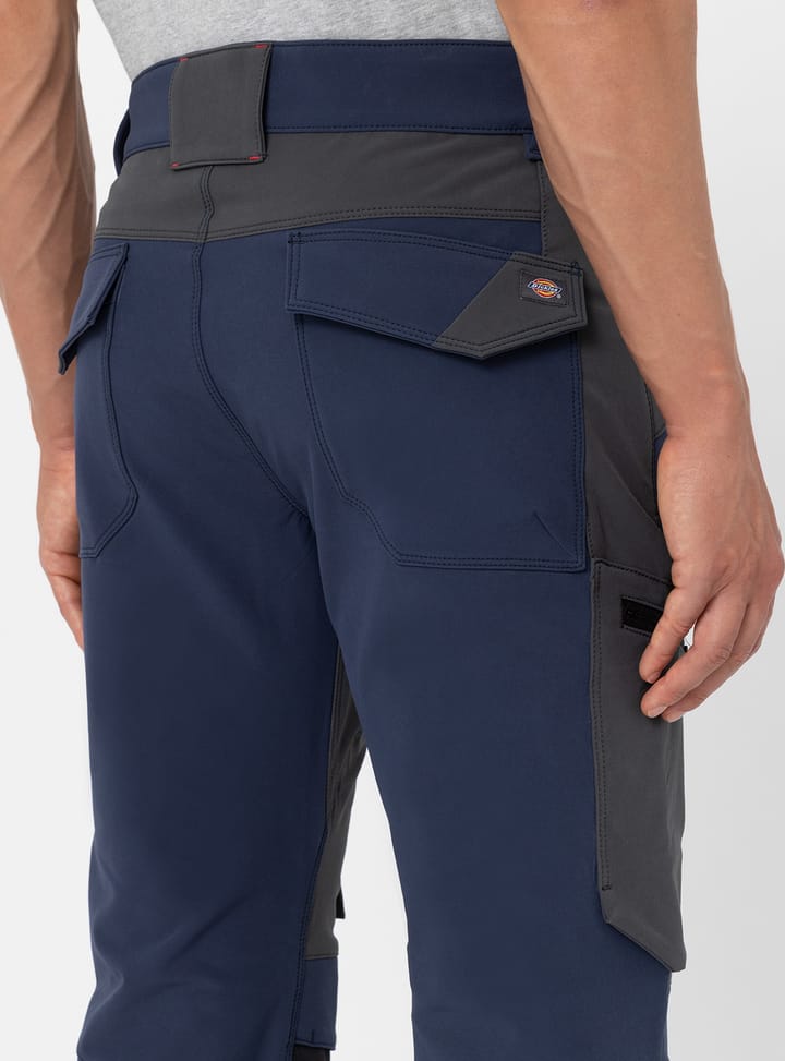Men's 4 Way Stretch Slim Taper Shell Trouser Navy/Charcoal Dickies