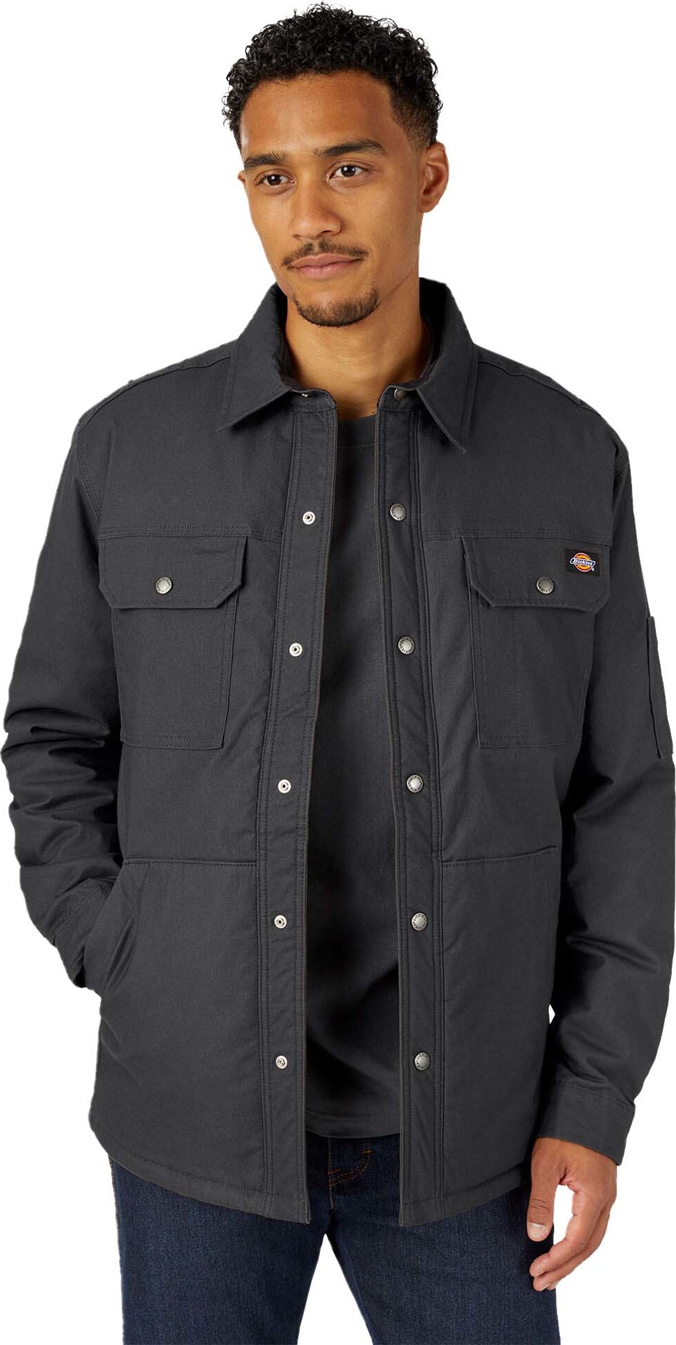 Dickies Men’s Flex Duck Shirt Jacket Black