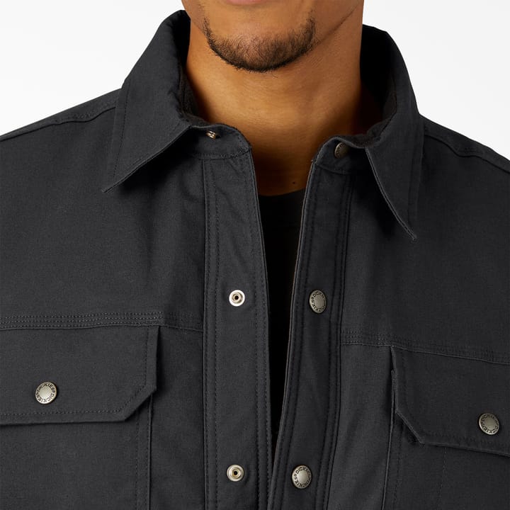 Men's Flex Duck Shirt Jacket Black Dickies