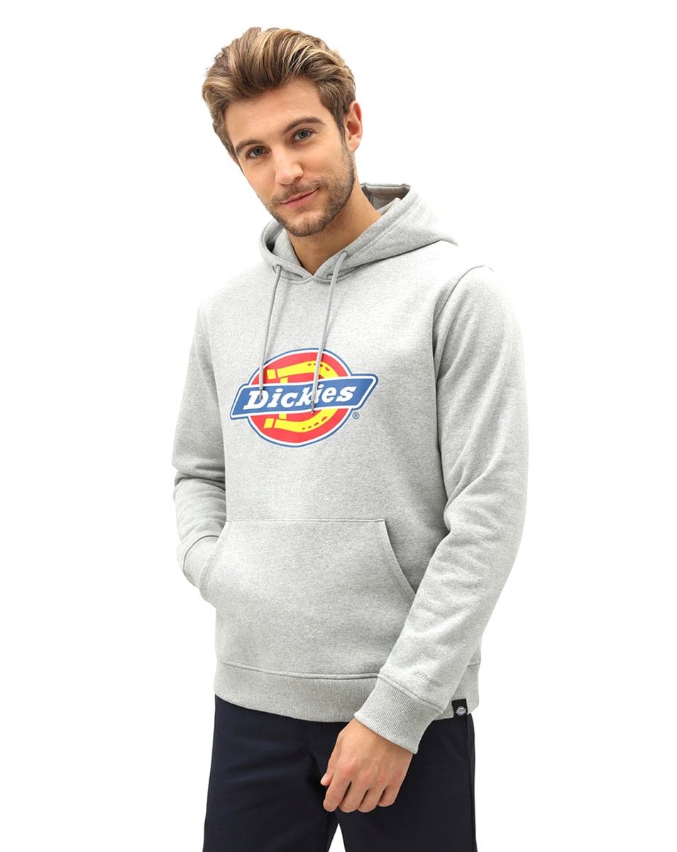 Dickies ICON LOGO HOODIE Grey Melange