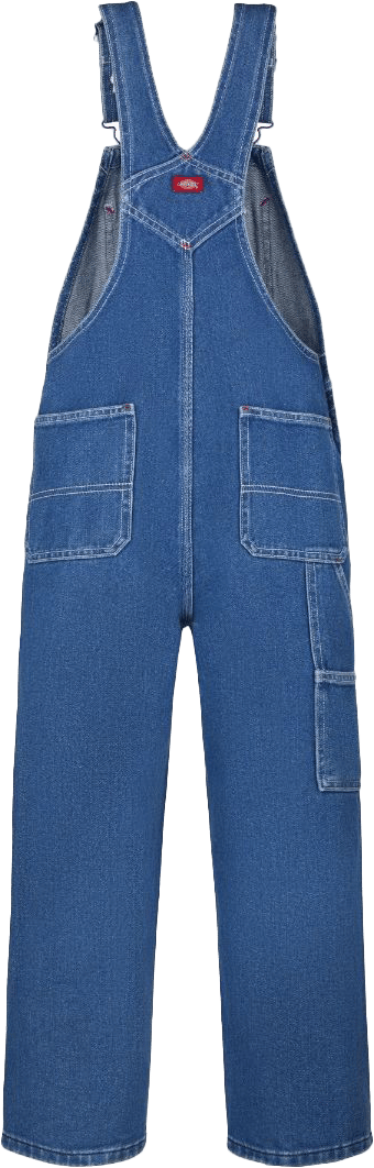 Dickies Kids' Denim Bib Stonewashed Indigo Blue Dickies