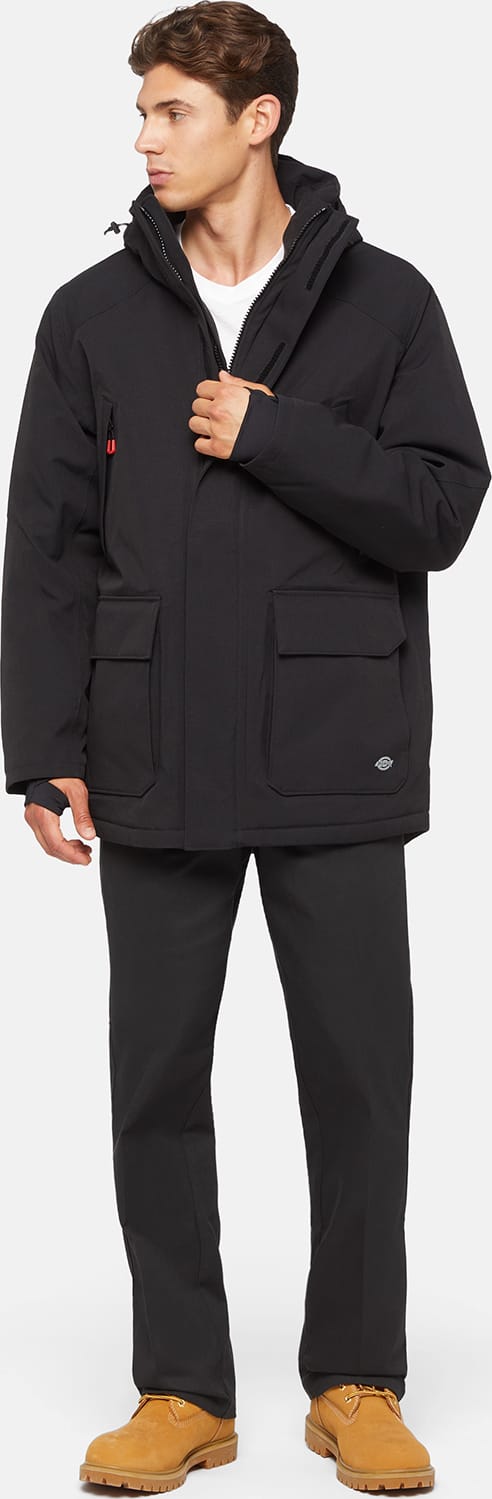 Dickies Men's Protect Extreme Insulated Puffer Parka Black Dickies