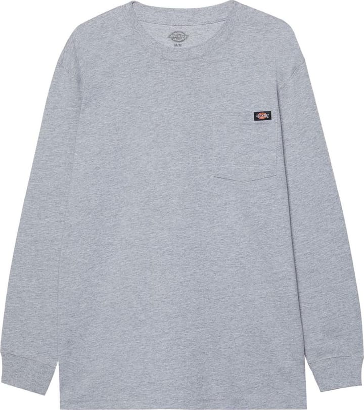 Men's Pocket Tee Long Sleeve Heather Grey Dickies