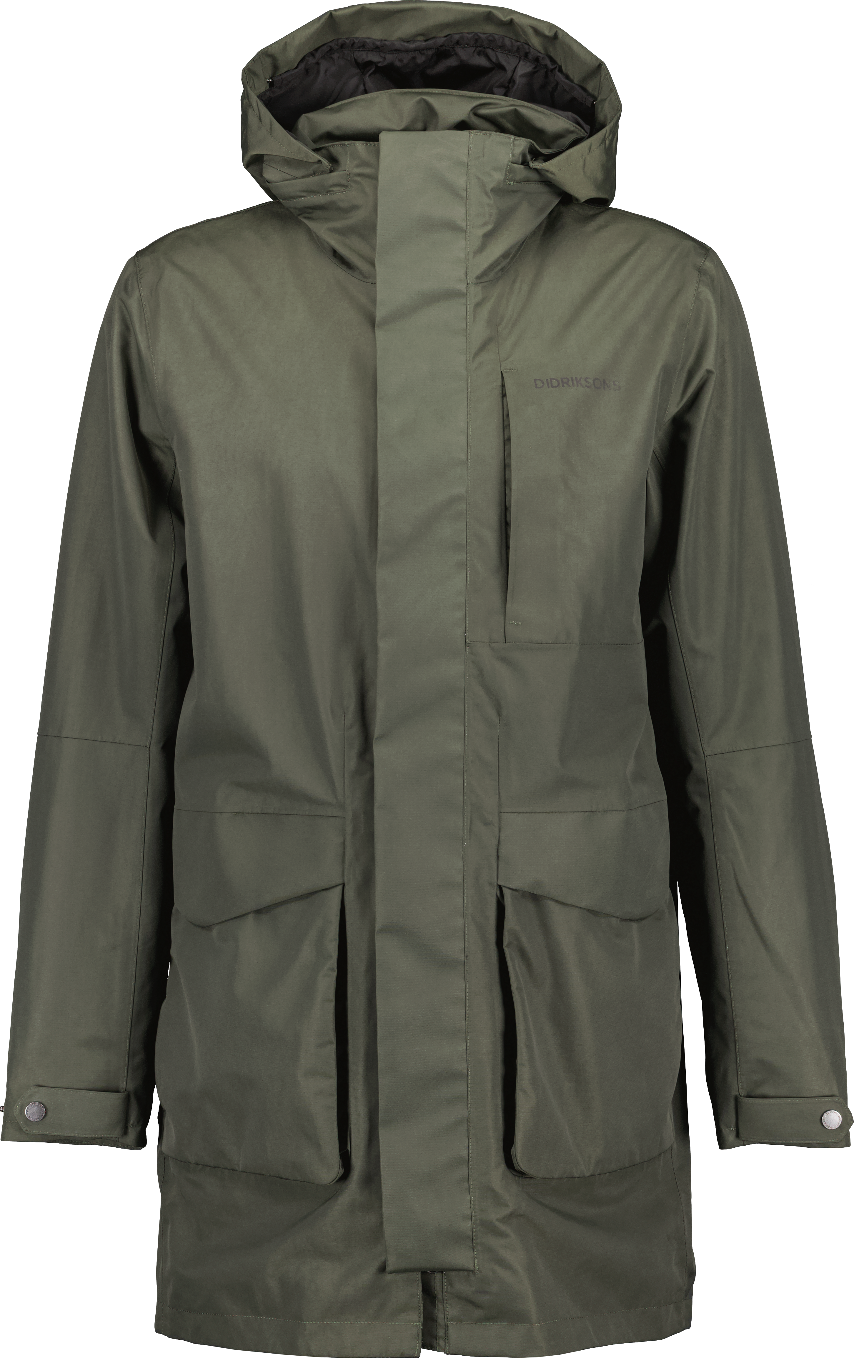 Didriksons Men’s Andreas Parka Deep Green