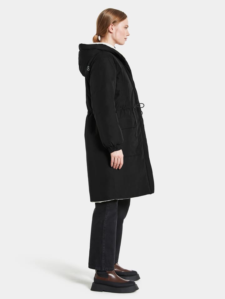 Didriksons Anna Reversible Women's Parka White Foam/Black Didriksons
