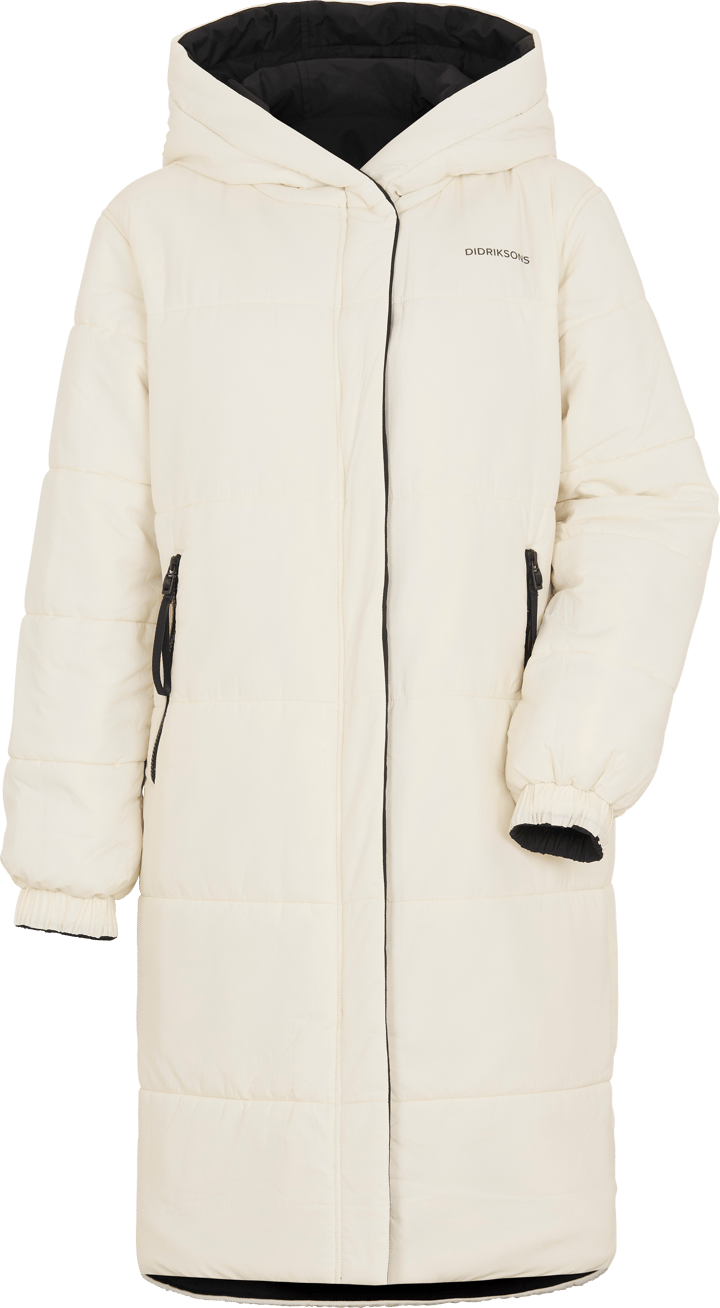 Didriksons Anna Reversible Women's Parka White Foam/Black Didriksons