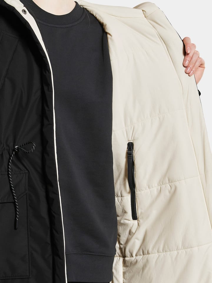 Didriksons Anna Reversible Women's Parka White Foam/Black Didriksons Didriksons Anna Reversible Women's Parka White Foam/Black Didriksons