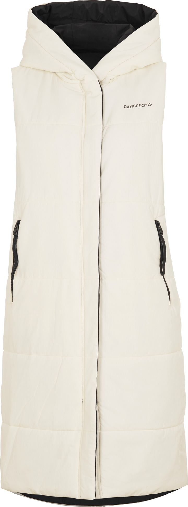 Aviva Reversible Women's Vest White Foam/Black Didriksons