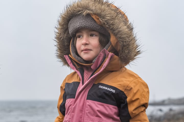 Didriksons Kids' Bjärven Coverall 4 Heather Pink Didriksons