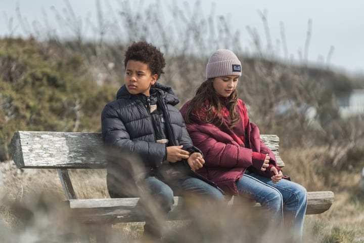 Didriksons Kids' Scoria Parka Anemon Red Didriksons
