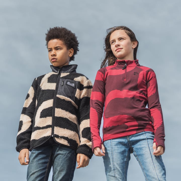 Didriksons Kids' Exa Printed Full Zip 2 Path L Black Didriksons Didriksons Kids' Exa Printed Full Zip 2 Path L Black Didriksons