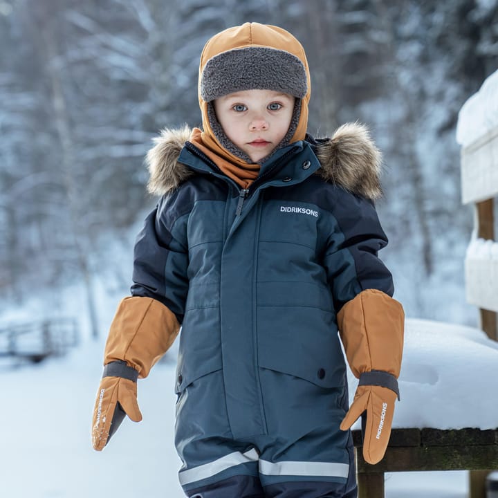 Didriksons Kids' Bjärven Coverall Navy Didriksons