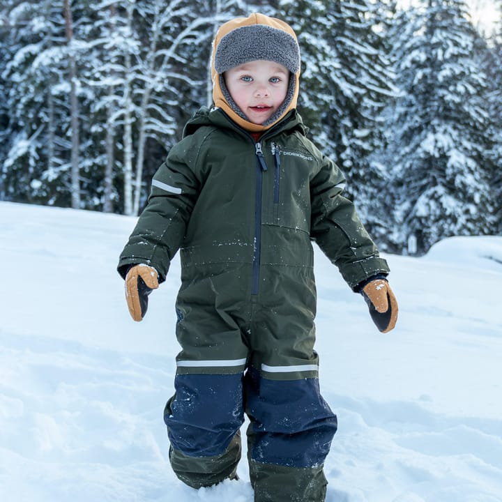 Didriksons Kids' Falken Coverall Deep Green Didriksons