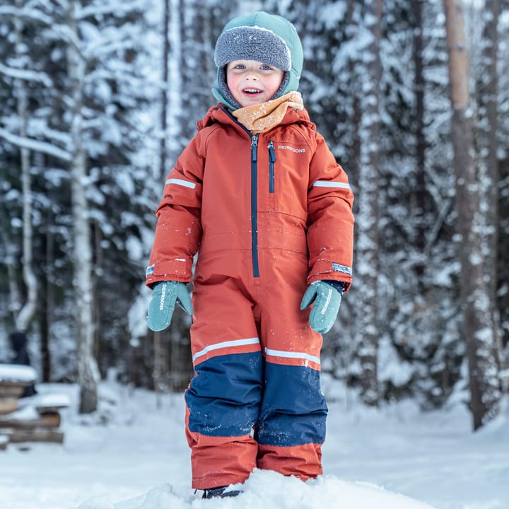 Didriksons Kids' Falken Coverall Rust Didriksons