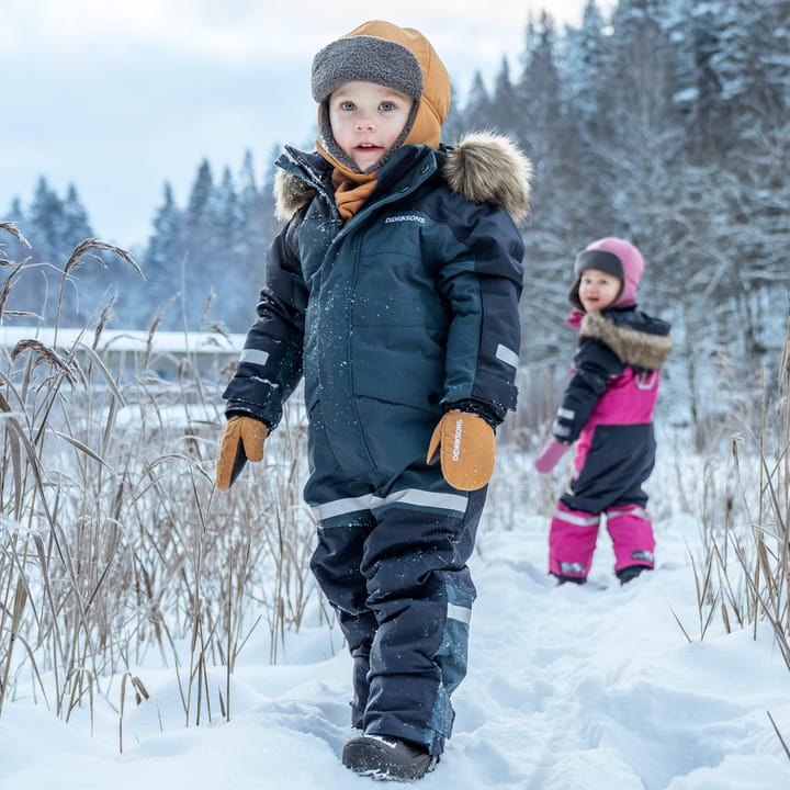Didriksons Kids' Bjärven Coverall Navy Didriksons