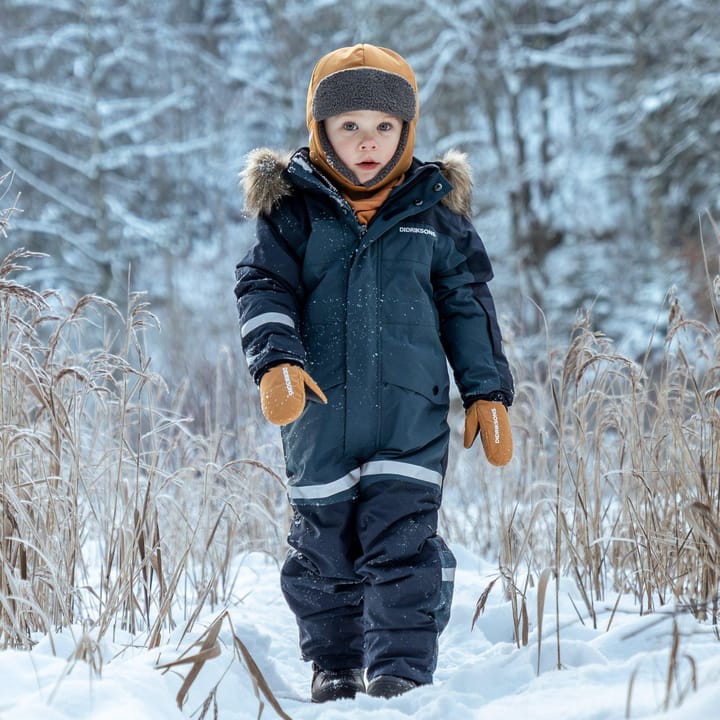 Didriksons Kids' Bjärven Coverall Navy Didriksons