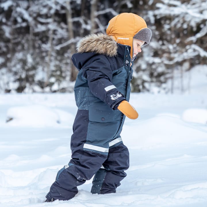 Didriksons Kids' Bjärven Coverall Navy Didriksons