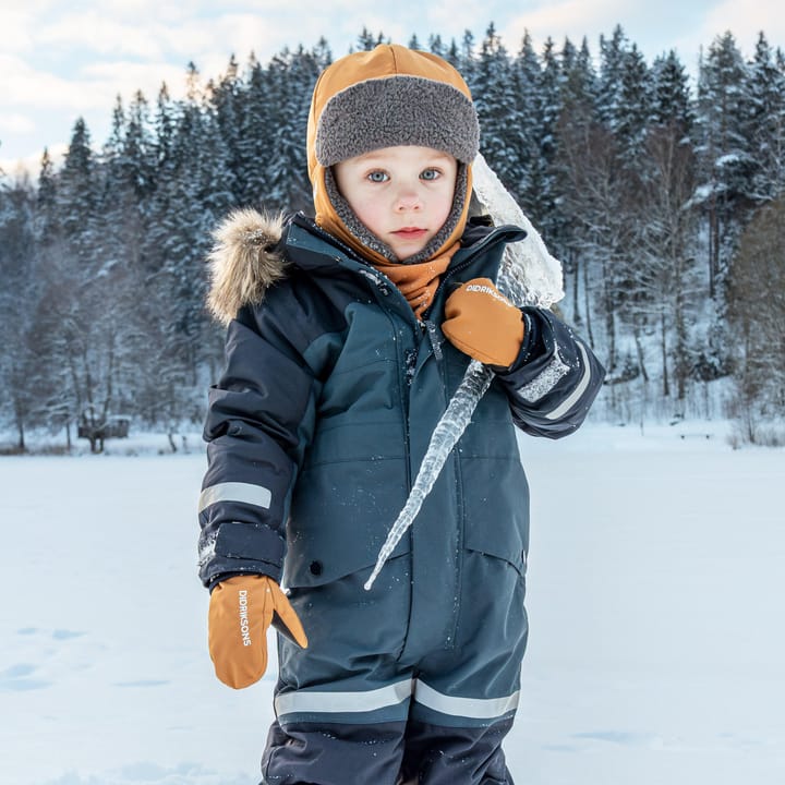 Didriksons Kids' Bjärven Coverall Navy Didriksons