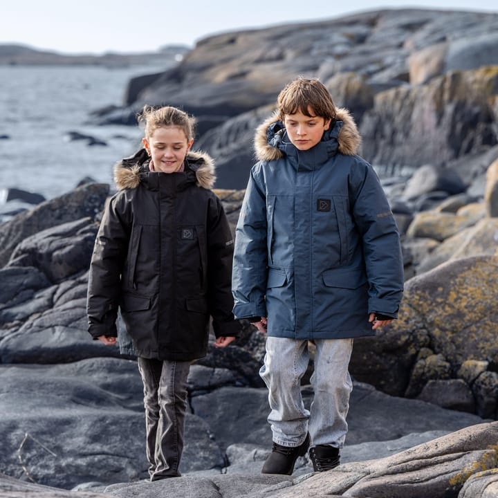 Didriksons Kids' Sylvin Parka Mountain Blue Didriksons