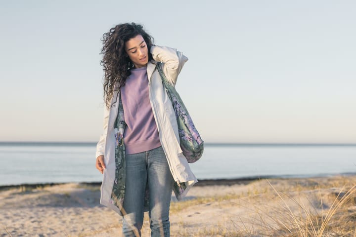 Didriksons Bella Women's Parka Silver White Didriksons