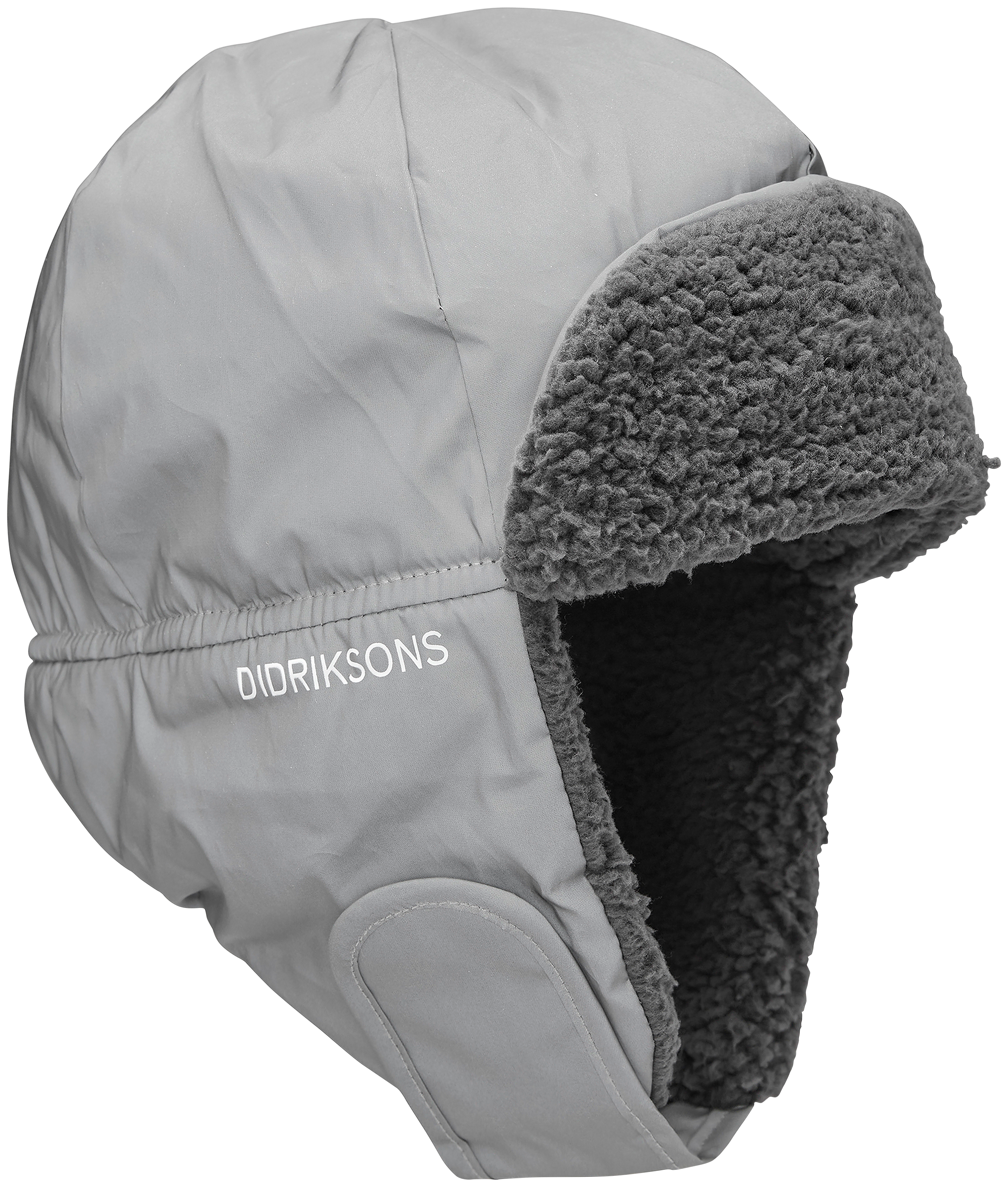 Didriksons Kids' Biggles Reflective Cap Silver Mössor 54