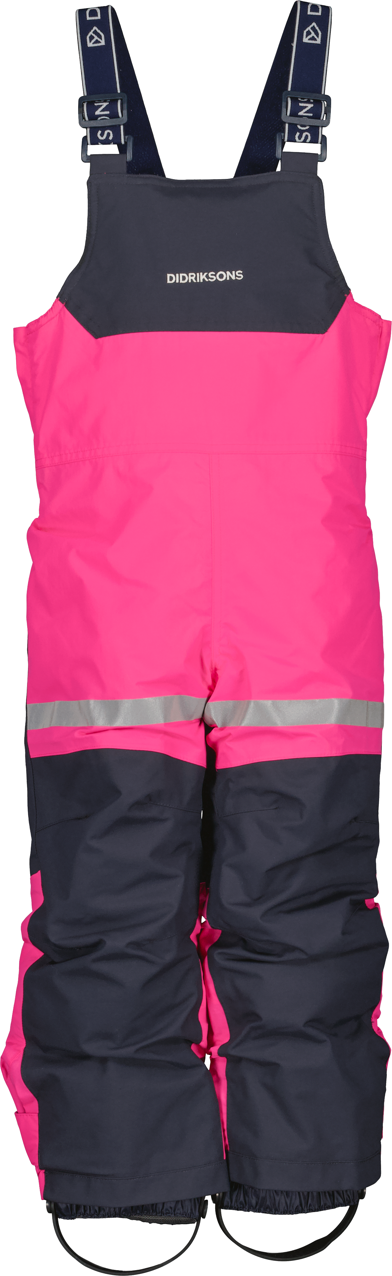Didriksons Kids' Bjärven Bib Pants True Pink 80, True Pink