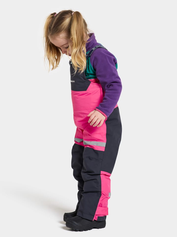 Kids' Bjärven Bib Pants True Pink Didriksons