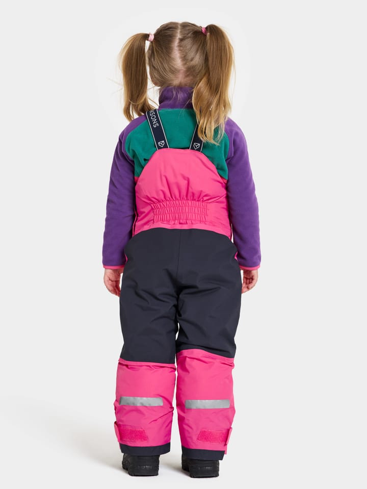 Kids' Bjärven Bib Pants True Pink Didriksons