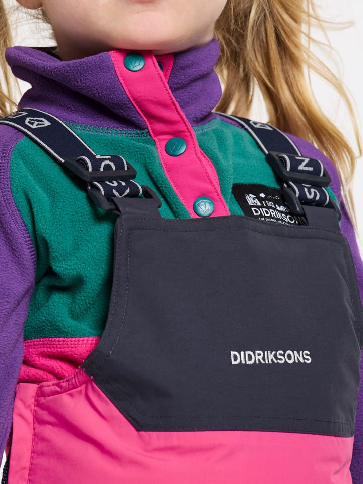 Didriksons Kids' Bjärven Bib Pants True Pink Didriksons