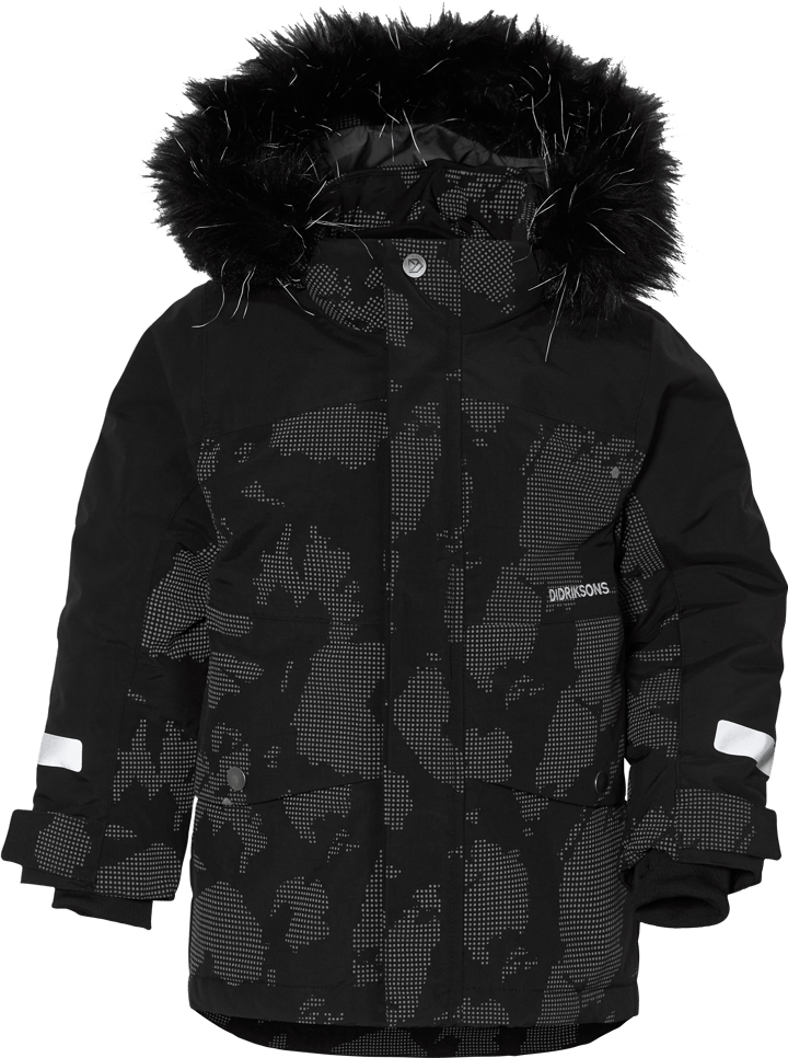 Didriksons Kids' Bjärven Special Edition Parka Island Print Reflex Didriksons
