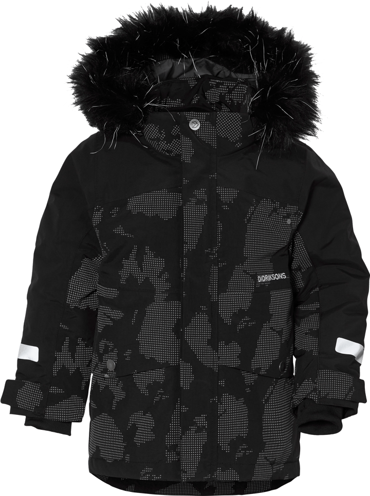 Kids' Bjärven Special Edition Parka Island Print Reflex Didriksons