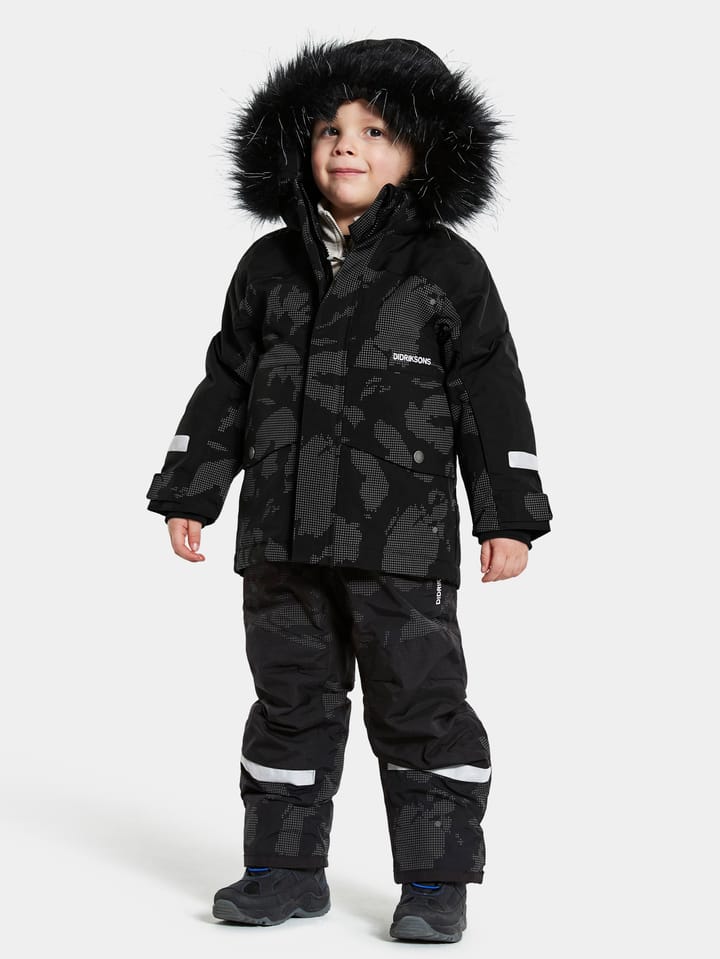 Kids' Bjärven Special Edition Parka Island Print Reflex Didriksons