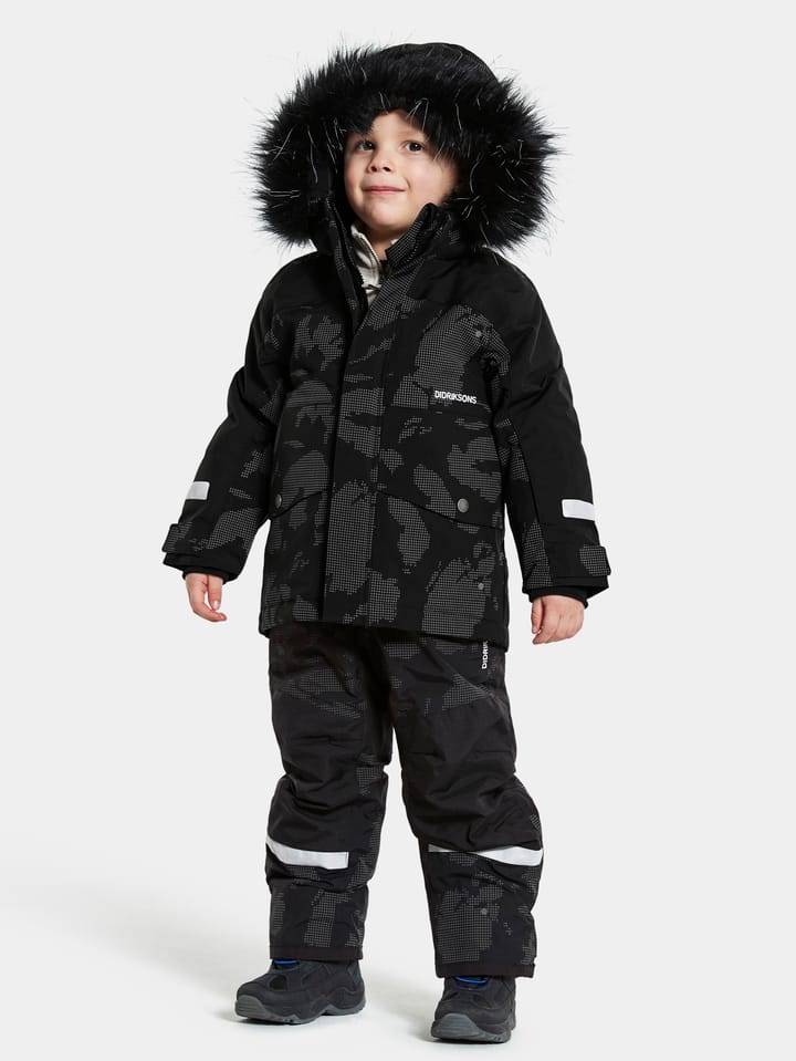 Didriksons Kids' Bjärven Special Edition Parka Island Print Reflex Didriksons