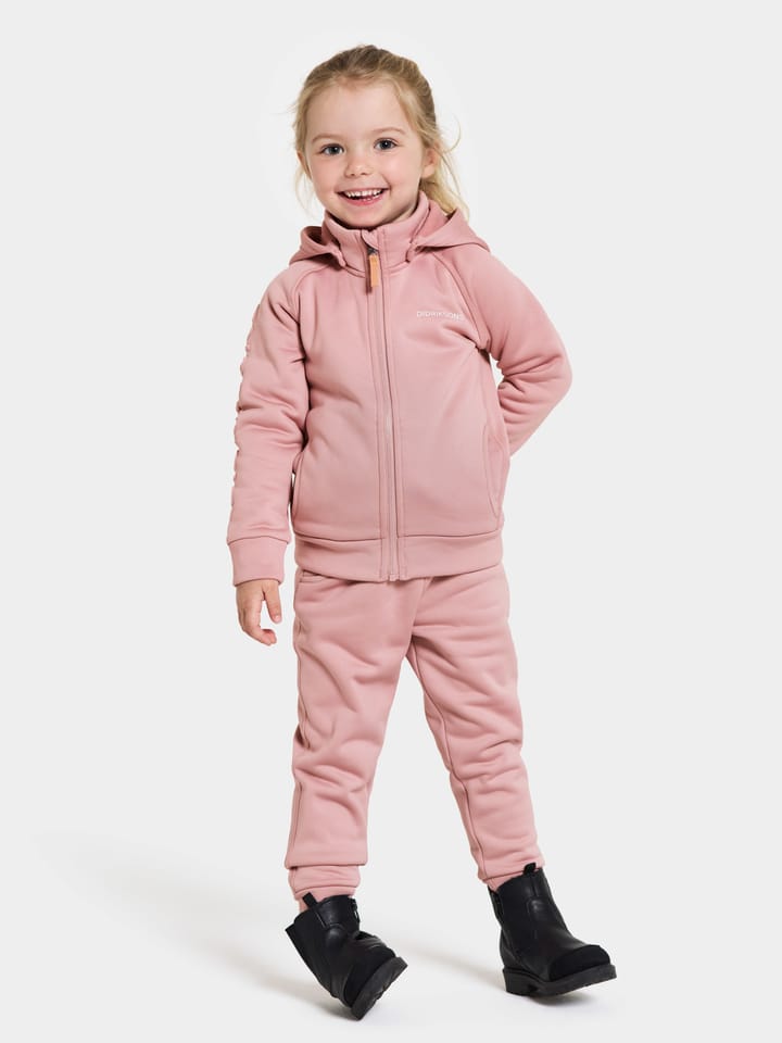 Kids' Corin Full Zip 8 Soft Pink Didriksons