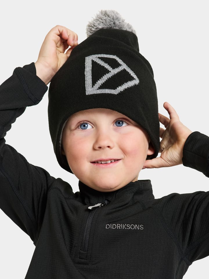 Kids' Dropi Beanie Black Didriksons