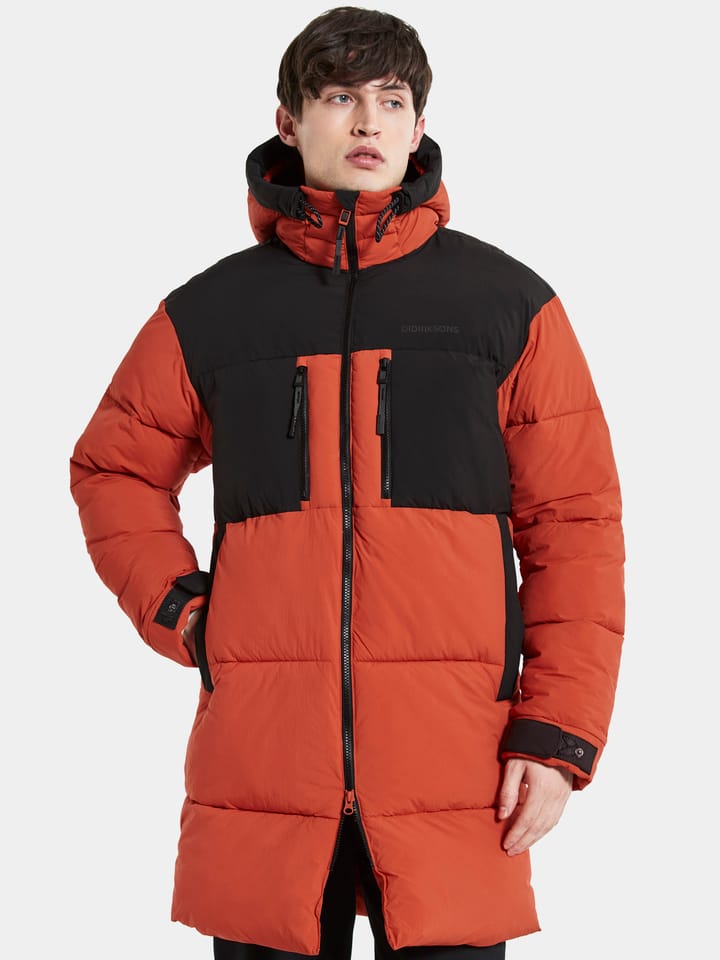 Didriksons Men's Hilmer Parka Sabi Orange Didriksons