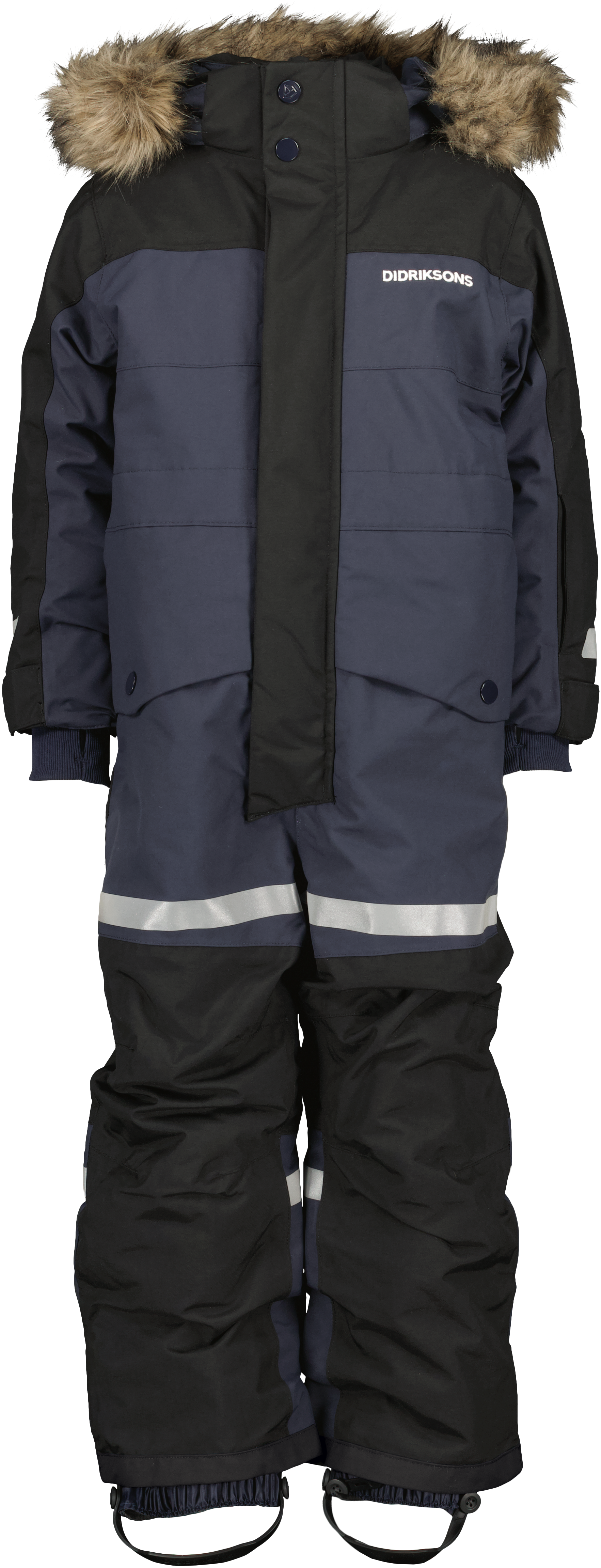 Didriksons Kids’ Bjärven Coverall 2 Navy