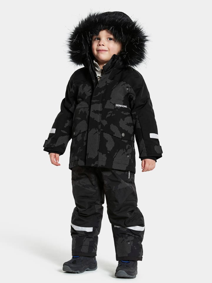 Didriksons Kids' Bjärven Special Edition Parka Island Print Reflex Didriksons