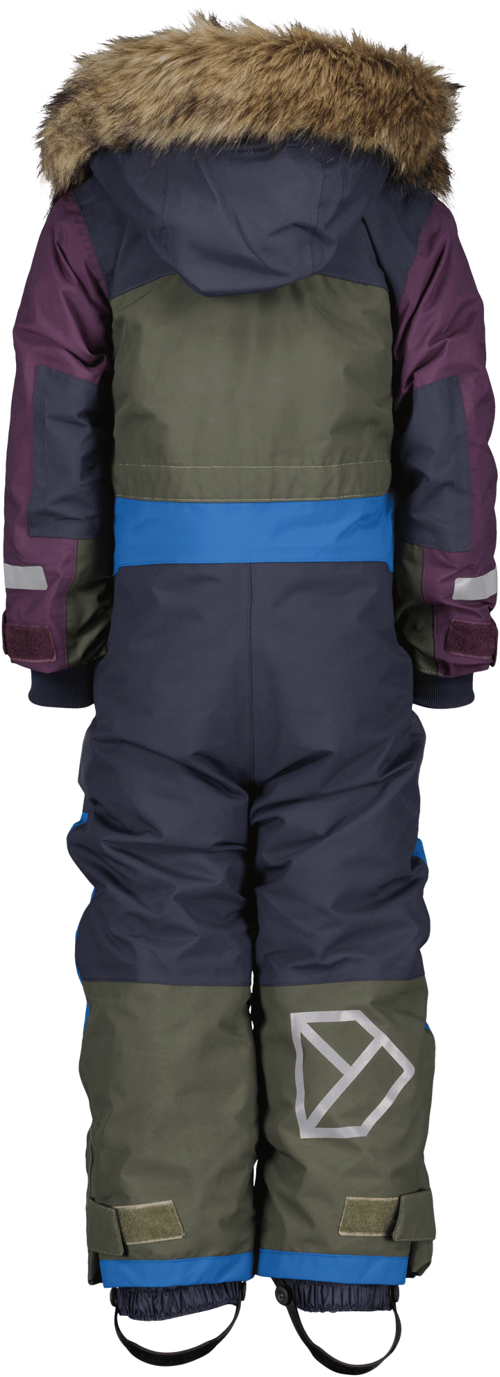 Kids' Björnen Multi Coverall 2 Multi Colour Blue Didriksons