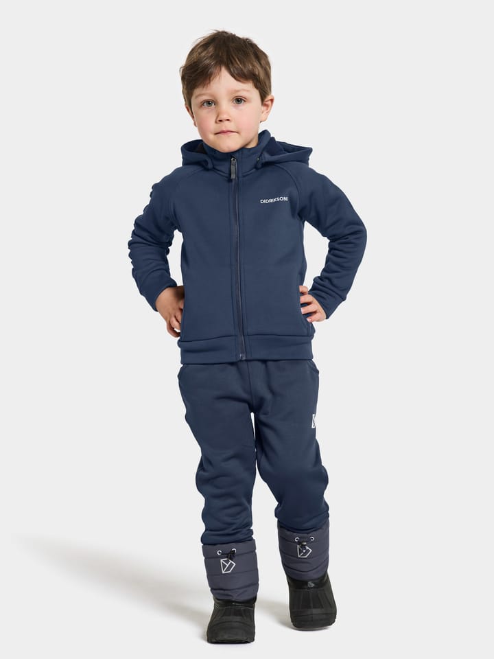 Kids' Corin Full Zip 8 Navy Didriksons