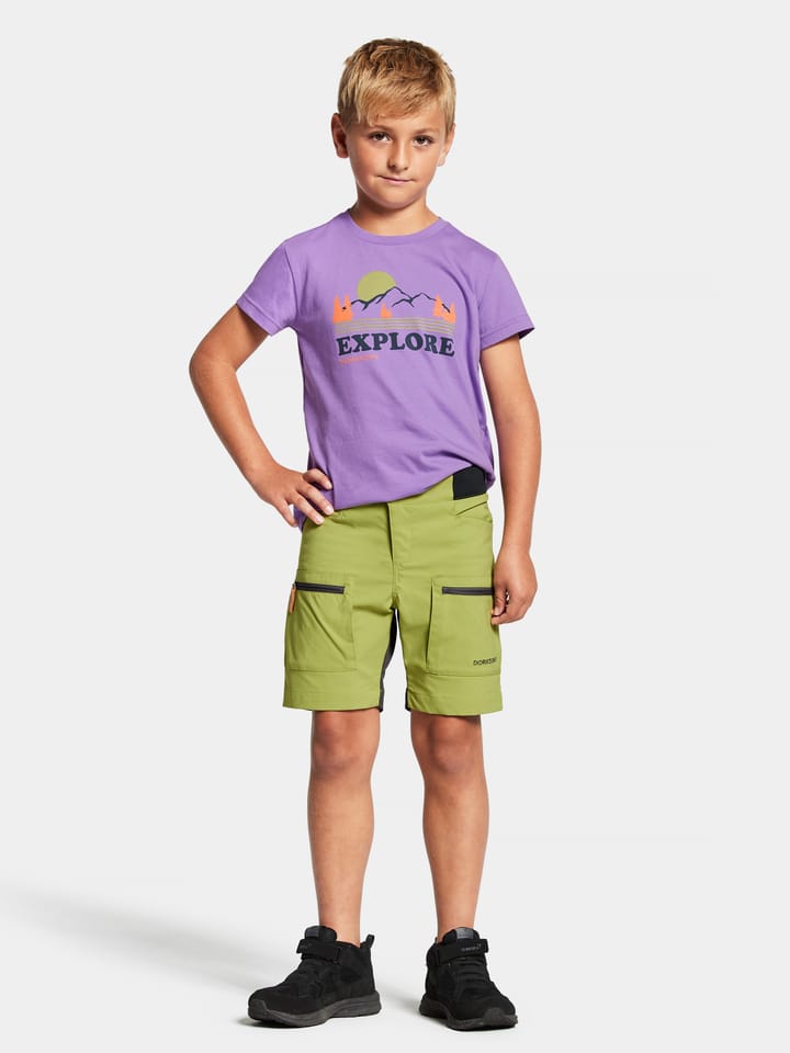 Kids' Ekoxen Shorts 2 Fern Green Didriksons