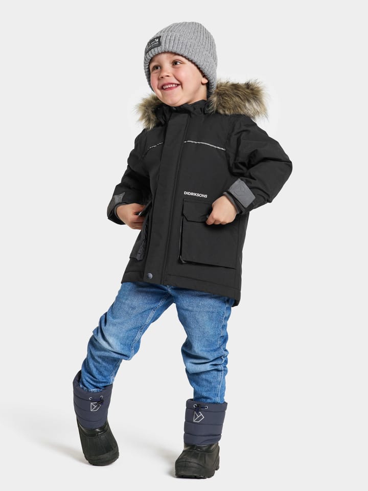 Kids' Kure Parka 6 Black Didriksons