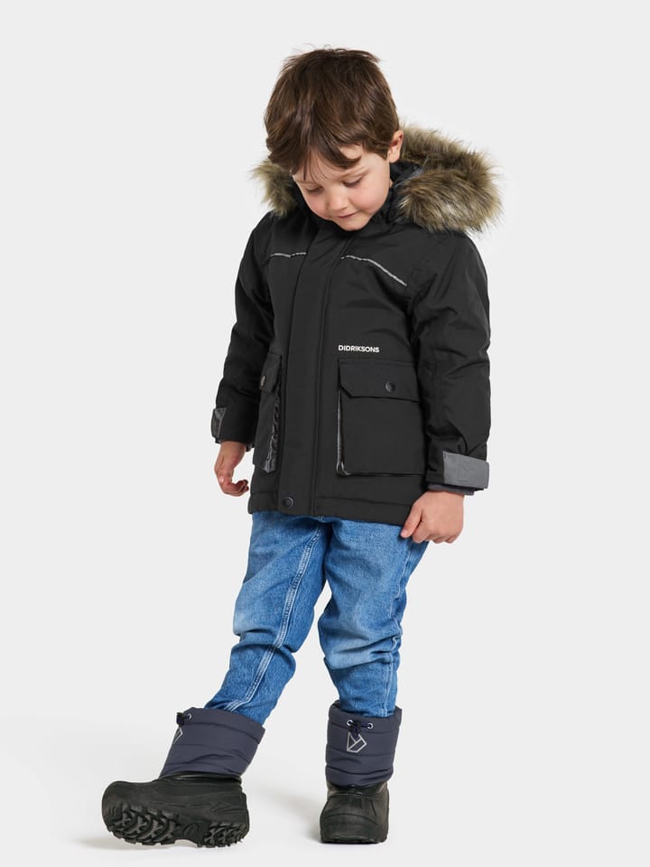 Kids' Kure Parka 6 Black Didriksons