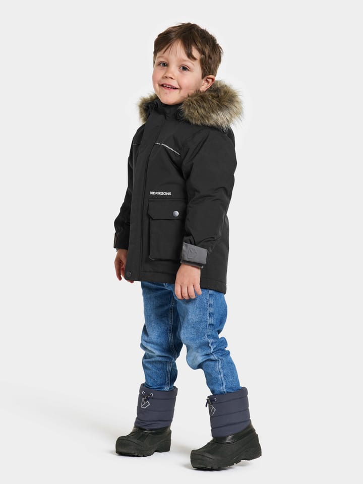 Kids' Kure Parka 6 Black Didriksons