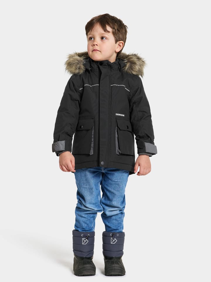 Kids' Kure Parka 6 Black Didriksons