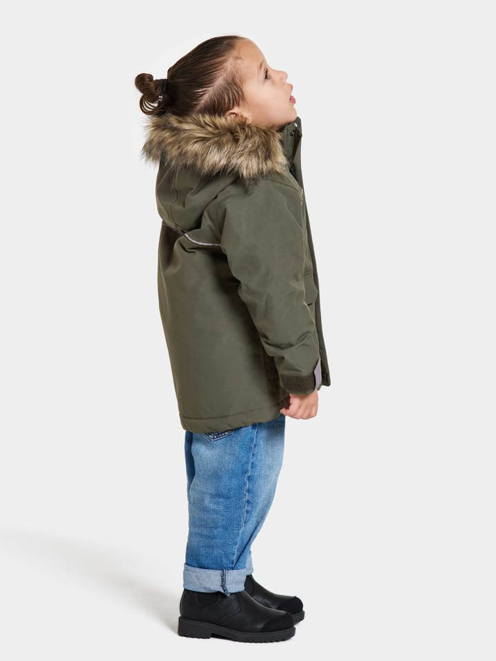 Didriksons Kids' Kure Parka 6 Deep Green Didriksons