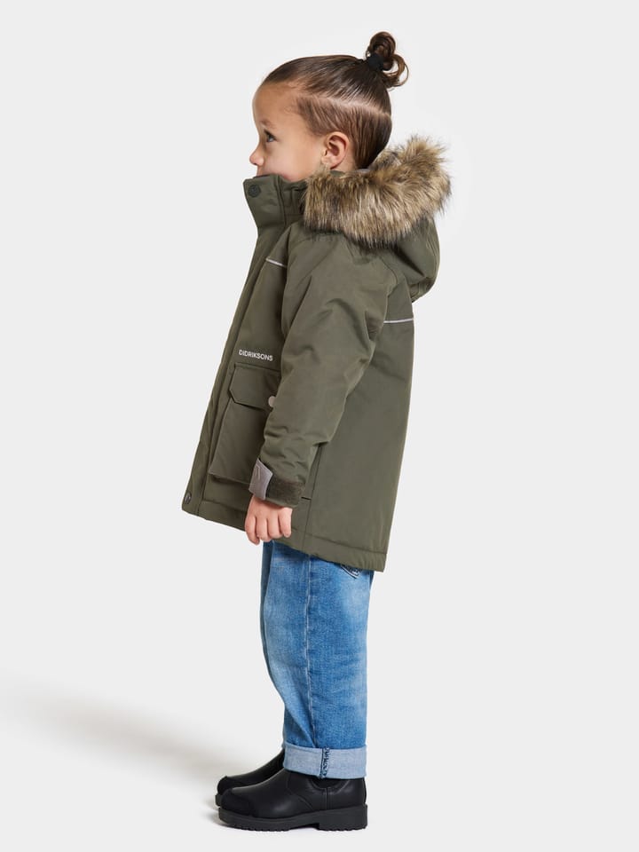 Didriksons Kids' Kure Parka 6 Deep Green Didriksons