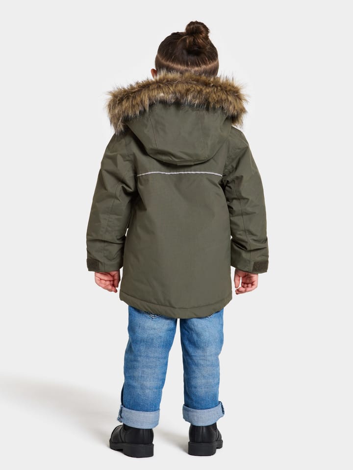 Didriksons Kids' Kure Parka 6 Deep Green Didriksons
