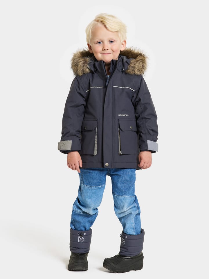 Kids' Kure Parka 6 Navy Didriksons